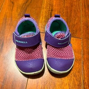 Little Kid's Bare Steps® H2O Sneaker - purple and pink size 4,5